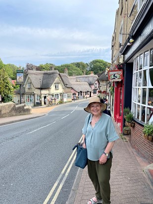 Mum in Shanklin, the town where she lived in her final year, just a couple of miles from her final resting place. July 2021