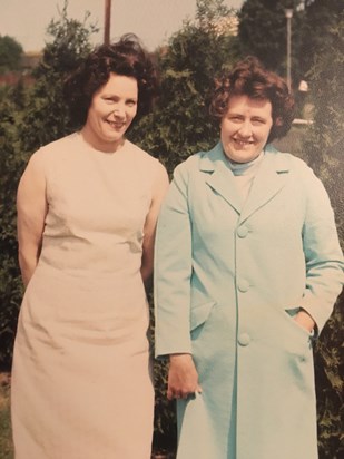 Mum with Aunt Dot.