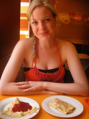 Blini for breakfast, 2010 in Petersburg 