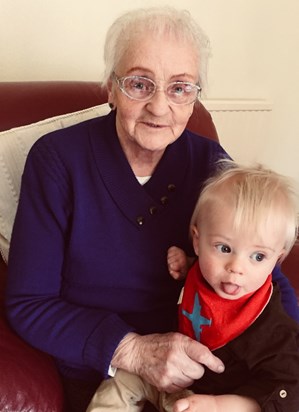 Nan with Harvey 