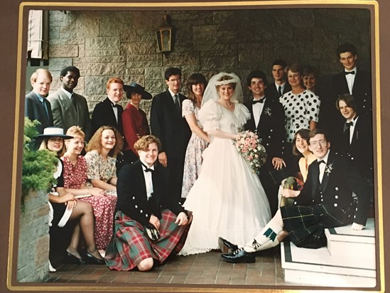 Diane & Allan's wedding, 1991