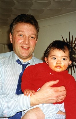 Dad and Andrew around 1991