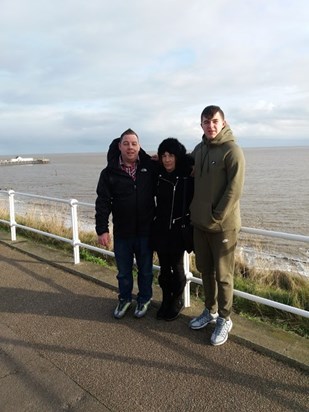 Southwold - Phil, Di and Liam