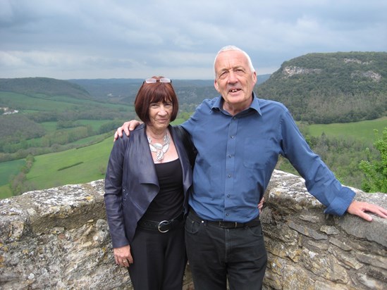 Di and Clive in France