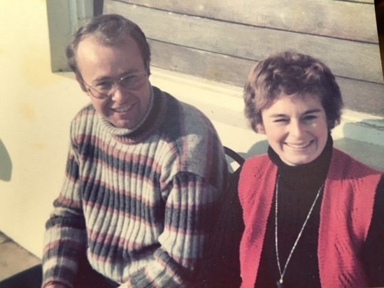 Colin and Sandra, early 1970's