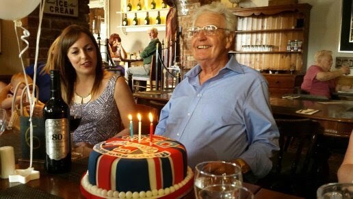 Dad's 80th birthday celebrations at The Red Lion  Bobbington