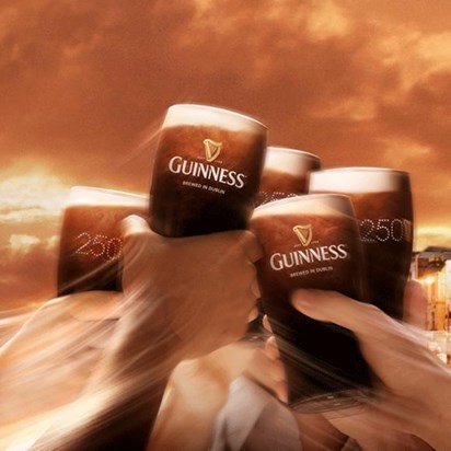 Guinness pints