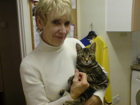 Nan and cat :)