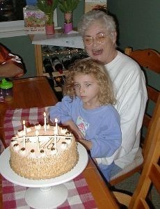 Gramma's Birthday (pictured with Mia)