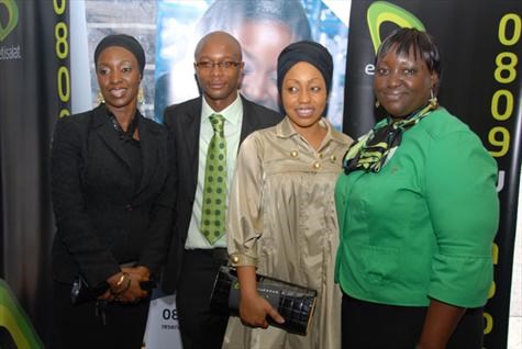 Nwugo and Rita at Etisalat's Launch