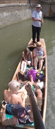 Many a good days punting... Dad was a tour guide of Cambridge x
