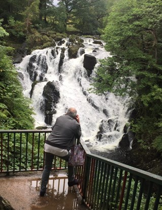 Waterfall in Wales ?????????????? I’m sure his soul has revisited already ??