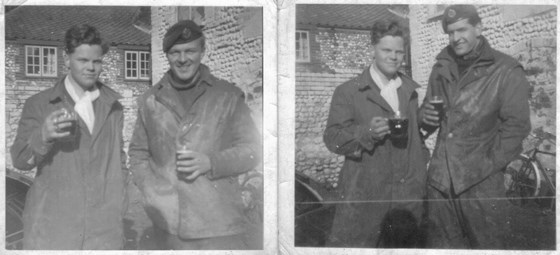Dad at Swanton Morley during his National Service 