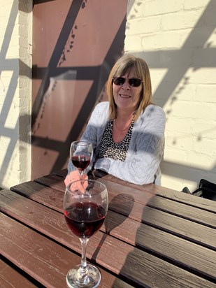 Wine in the sun!