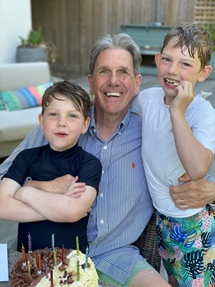 Mick with Jude and Leo 