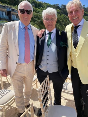 Mick, Rick and David at Georgia’s wedding