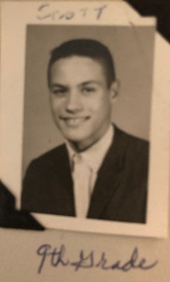 Scott's 9th Grade School Photo (1961)