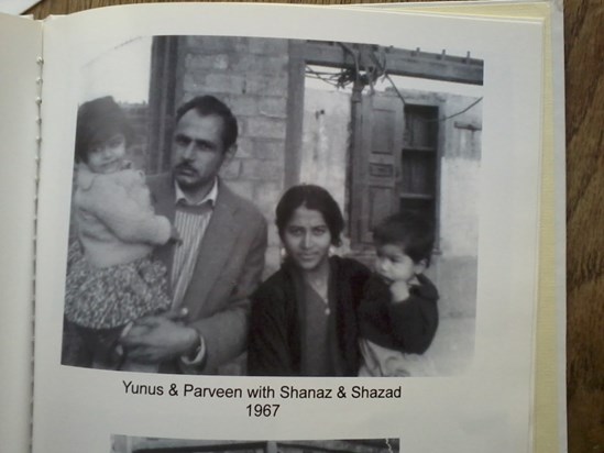 mum&dad with my brother Shazad & sister Shanaz 1967