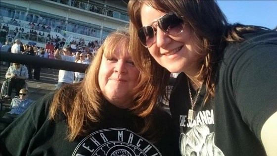 Sue and Nic - Madness, Sandown Race Course 2015