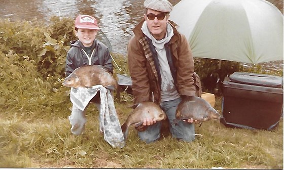 Dad& Matt Fishing  6.2lb Bream