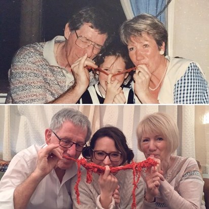 Then and now with Phil & Linzi 