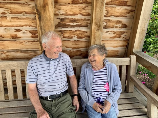 Mum and Dad at Hyde Hall 2019