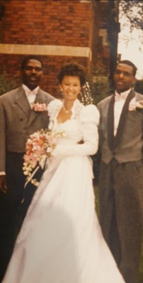 Maurice with his Brother Derek and Sister In Law Marcia 