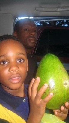 Maurice and his son Kamal in Miami 2009