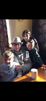 Me , brothers and grandad Jhon.