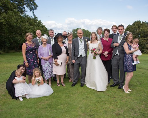 August 2014, Anna and Paul Mortimore's wedding