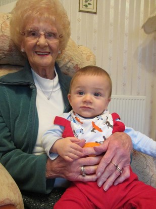 Nan and Great-grandson David