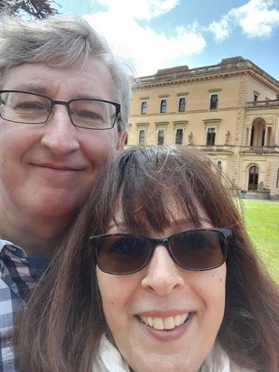 Kieran and Lisa at Osbourne House 