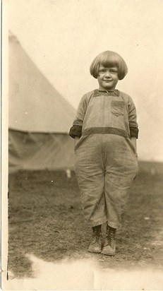 1923, Age 5 at National Rifle Competition in Ohio