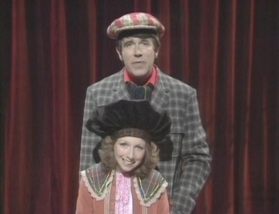 Lena in a comedy sketch from 1977