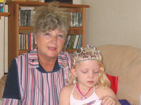Nanna Barbara and Olivia on her 4th Birthday