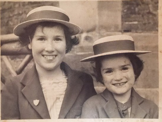 Susan and Anne at school