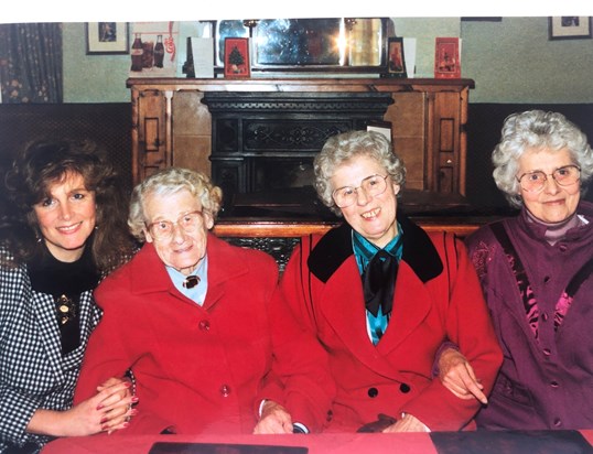 With Betty, Susie & her Gran