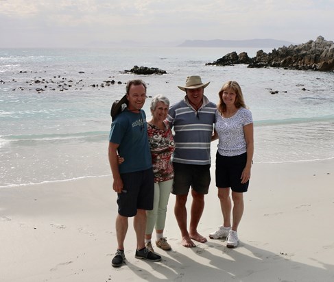 Last picture of the 4 of us in South Africa in November 2017. How we shall miss these holidays. 