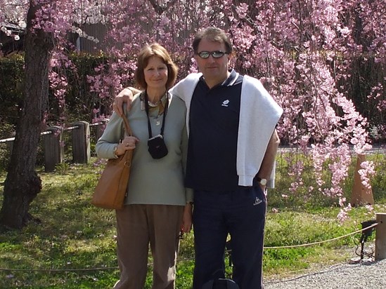 Nijo Castle, Japan, Kathy and Francesco