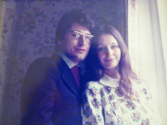 Kathy and Francesco Wedding Day 26 October 1974