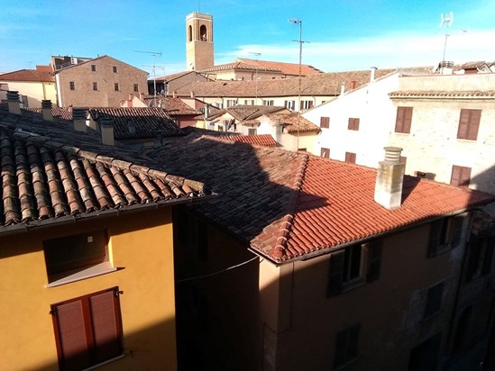 View of Francesco's Beloved Fano February 2019 taken from Palazzo Rotati (Appt. Orsina)