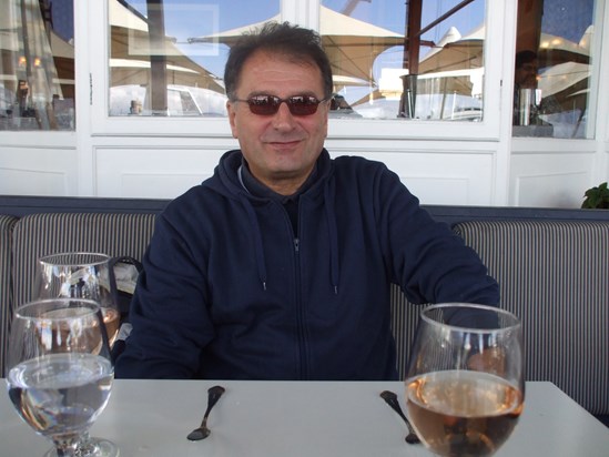 Francesco at Lunch, V&A Waterfront, Cape Town, September 2012