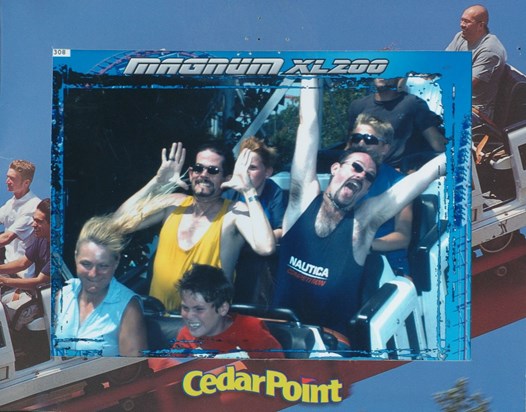 Us at Cedar Point Amusement Park 2009