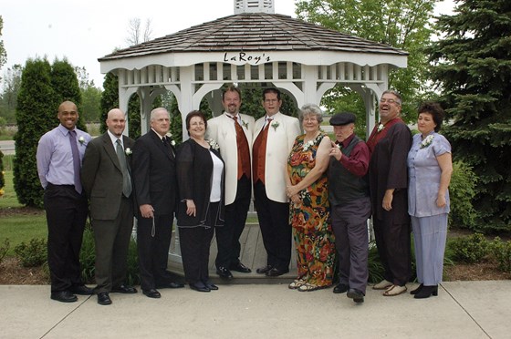 Our Wedding Day, May 20th, 2005   with both of our families present!