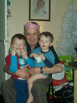 jayden and shayne and their grampa on criimbo day xxxx