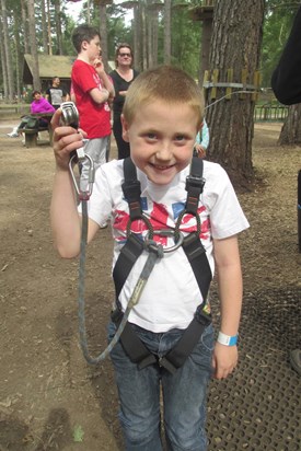 Go Ape (Clumber Park) Exited for the Adventure