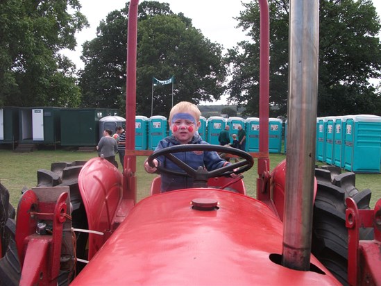 Tractor driving - Harewood House - Summer 2010