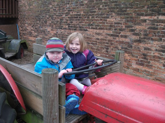 Driving a tractor again this time Wentworth Feb 2011