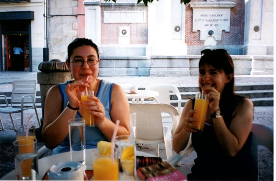 June 2001 how many drinks do we have on one table??! To be fair, it was a very hot day