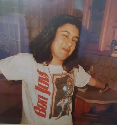 I'm guessing this is the morning after the night before. My kitchen, again '88/'89